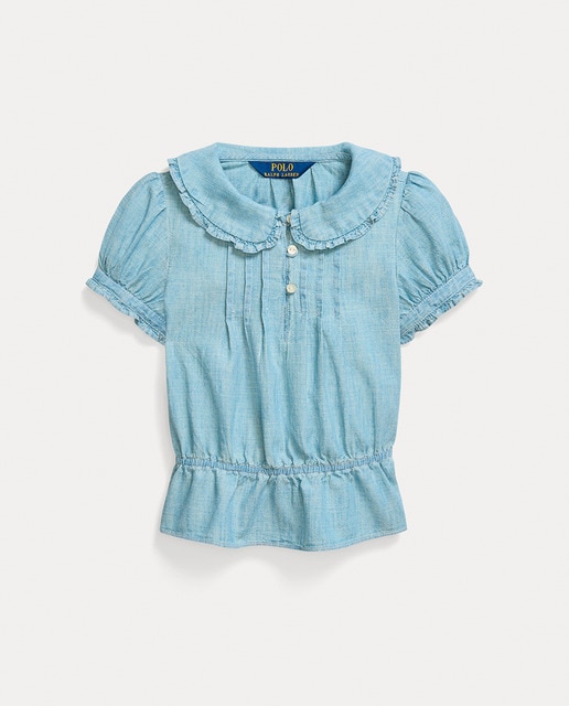 Imagem 0 de Blusa com Peplum de Algodão