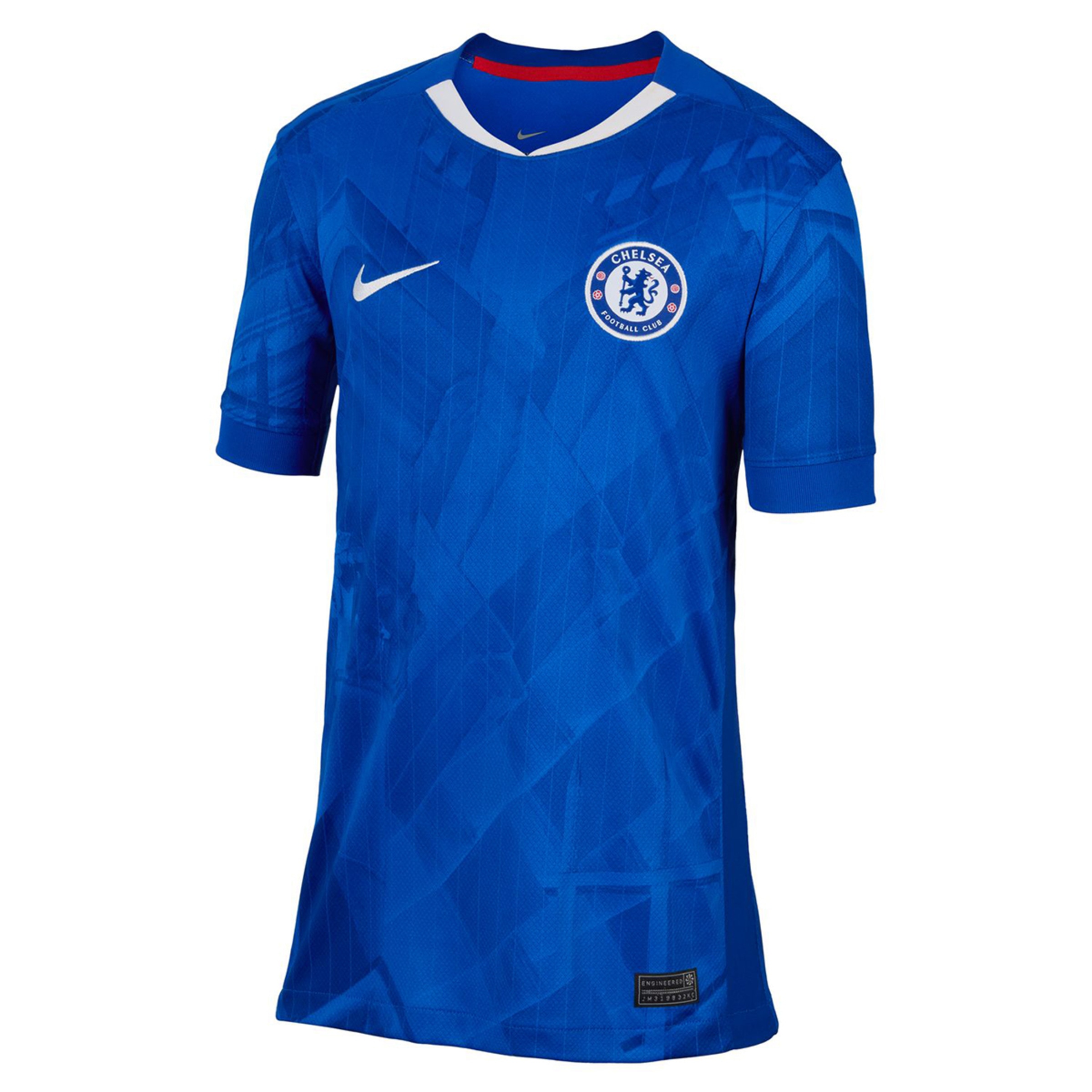 T-shirt de Criança 1.º Equipamento Chelsea FC 2025-2026 Stadium Azul-4