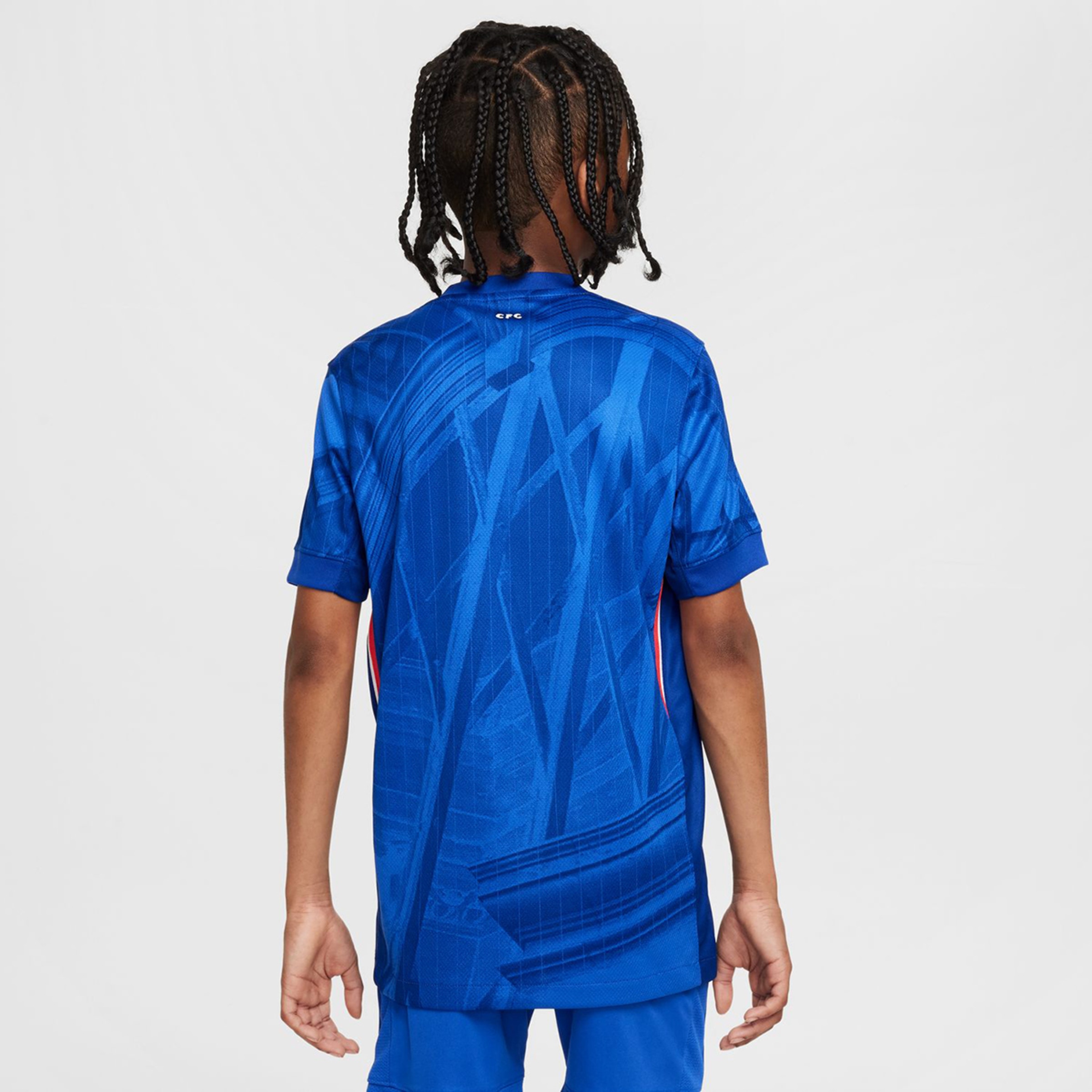 T-shirt de Criança 1.º Equipamento Chelsea FC 2025-2026 Stadium Azul-2