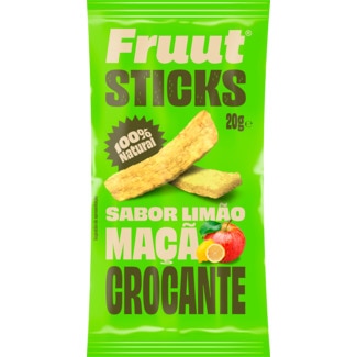 Chips Maçã sabor Limão embalagem 20 g - Fruut