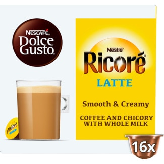 Cápsula de Café Espresso Ricoré Latte embalagem 16 unidades - Nescafé Dolce Gusto