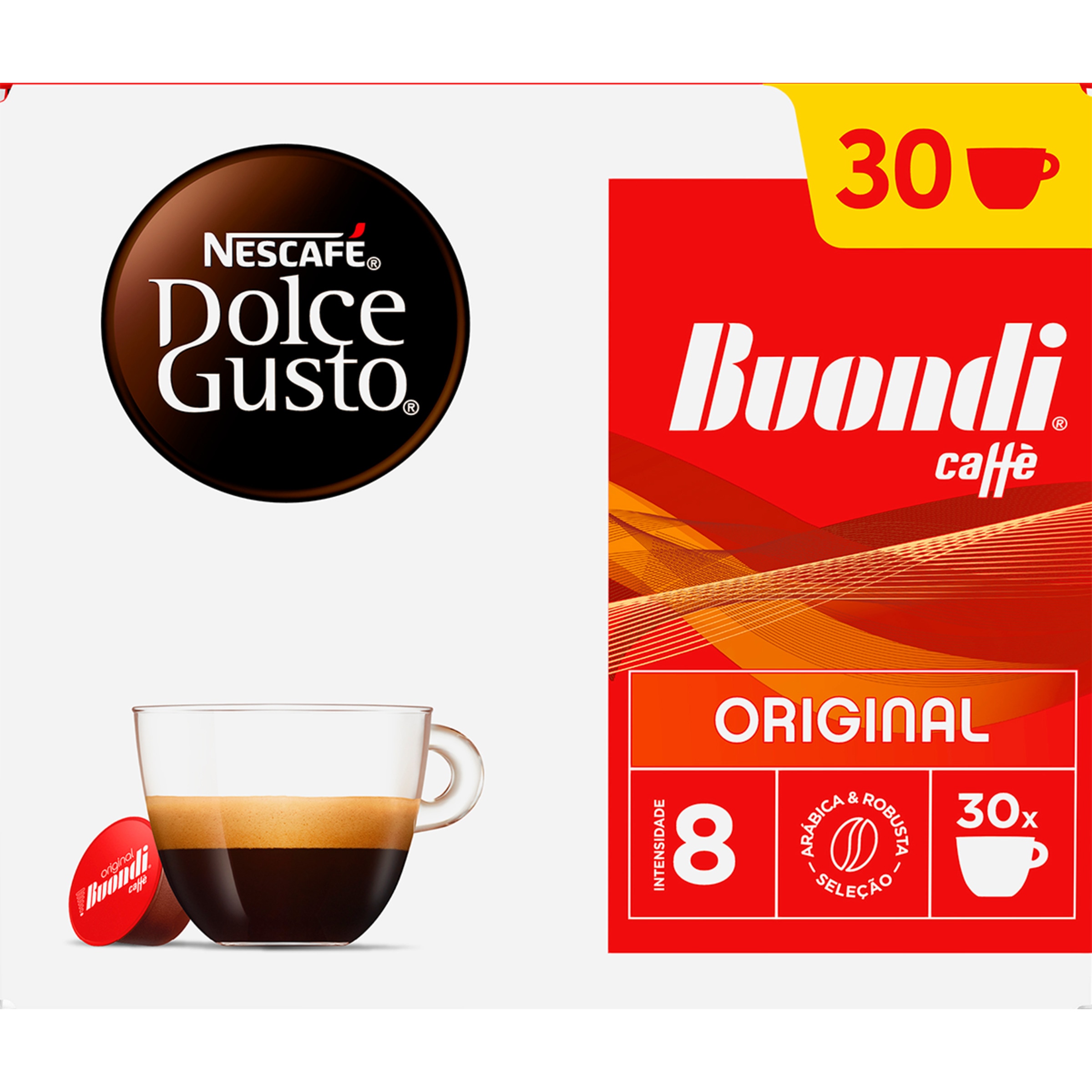 Cápsula de Café Espresso Boundi embalagem 30 unidades