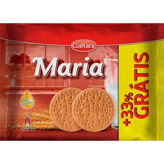 Bolachas Maria Leve 4 Pague 3 embalagem 200 g - Cuétara