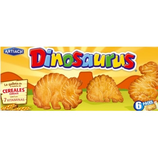 Bolachas de Cereais embalagem 185 g - Artiach Dinosaurus