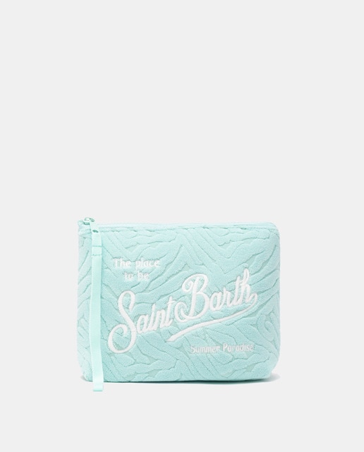 Imagen 0 de Neceser con asa para la muñeca de neopreno estampado con cremallera