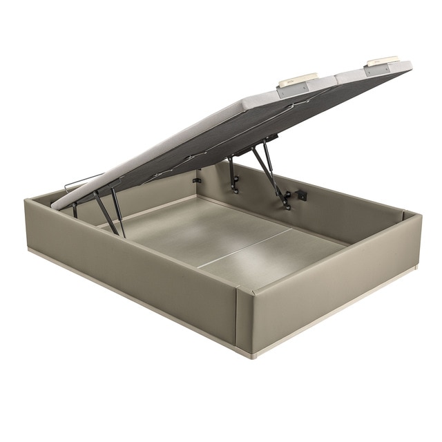 Imagen 0 de Canapé abatible en polipiel con 2 tapas Box Dekor MDF Lattoflex