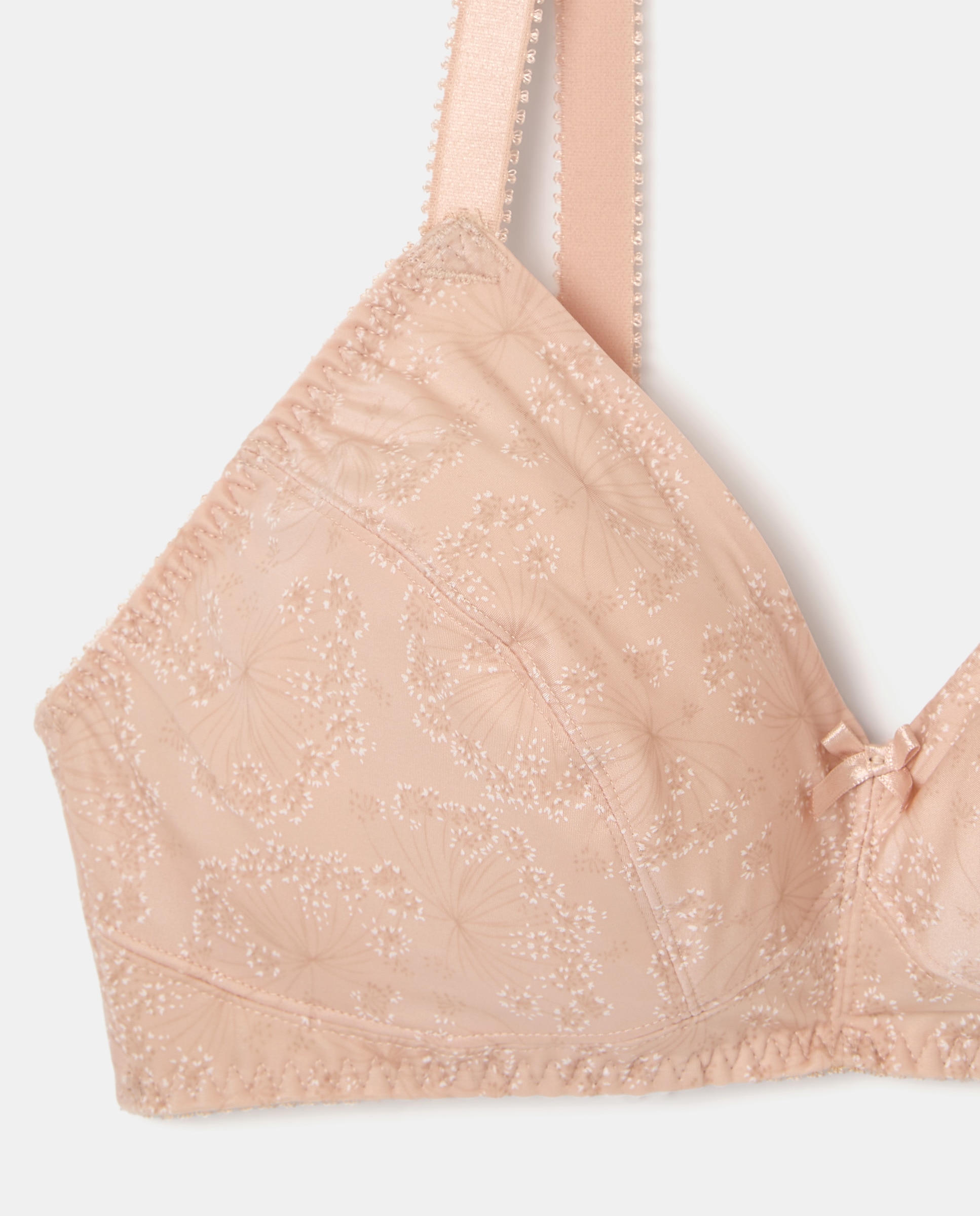Soutien sem Aros e com Alças Invisibilidade Boho Bege-2