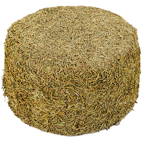 Alter gereifter Schafskäse mit Rosmarin aus pasteurisierter Milch ungefähres Gewicht Stück 3,3 kg 10 bis 12 Monate Reifung