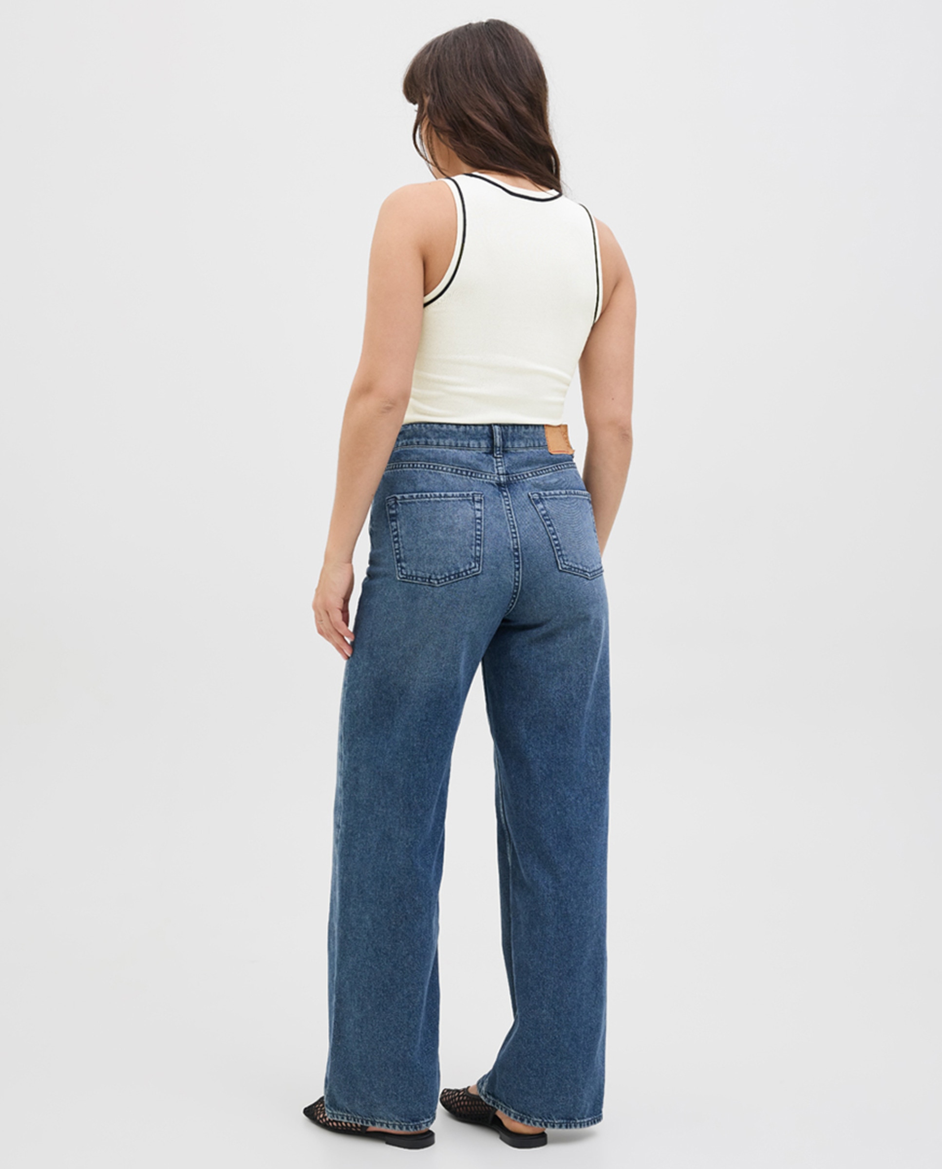 Top de Ponto Liso Branco-4