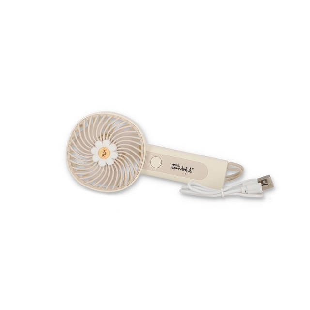 Imagen 0 de Mini ventilador de mano Mr Wonderful: Margarita rosa