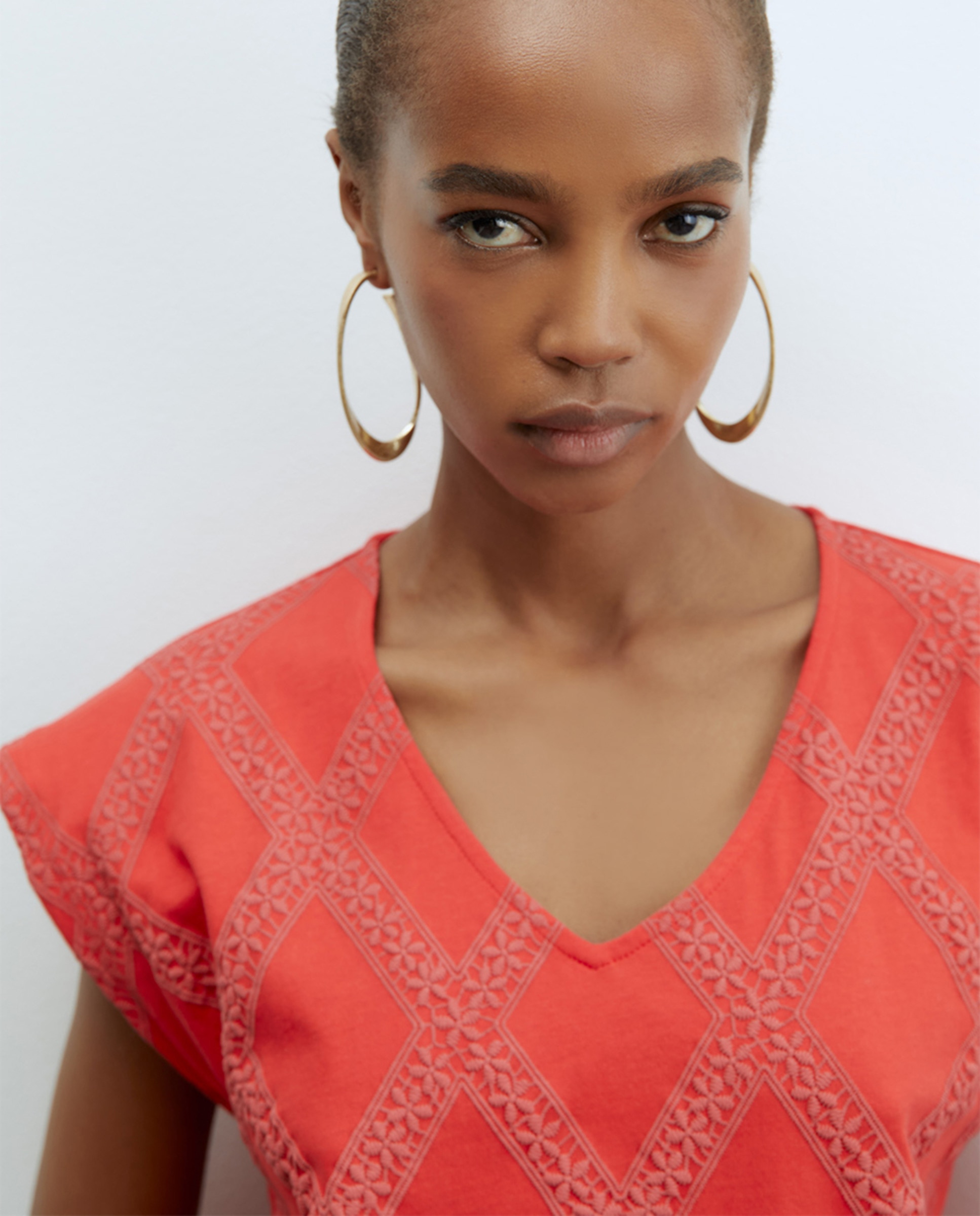 T-shirt Puff Estampado Vermelho-3