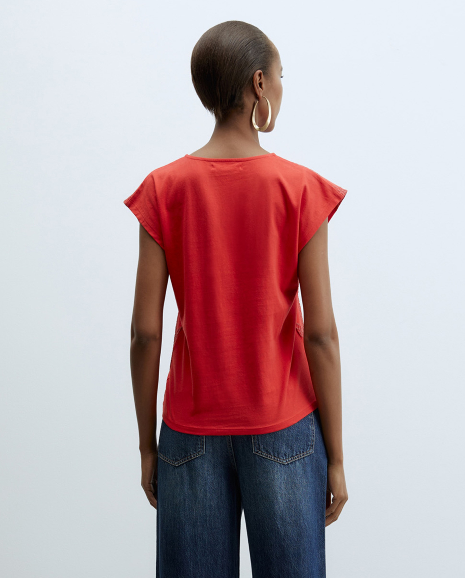 T-shirt Puff Estampado Vermelho-2