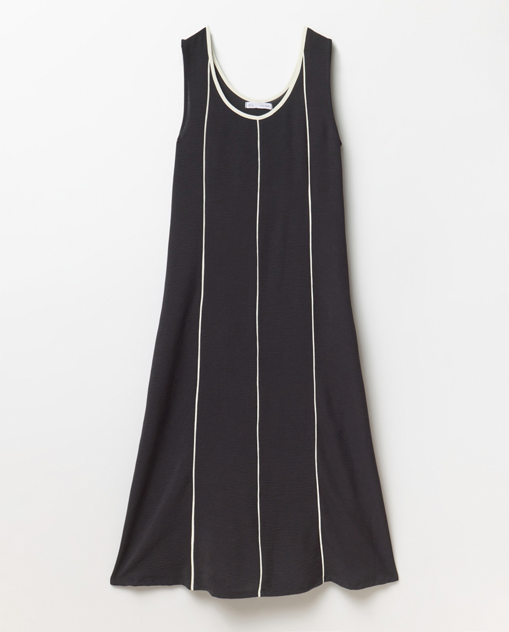 Vestido com Contraste Preto-6