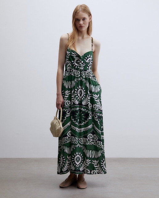 Imagem 0 de Vestido de Alças com Estampado