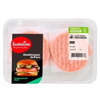 Hamburguer Perú 4 UN embalagem 460 g - Lusiaves