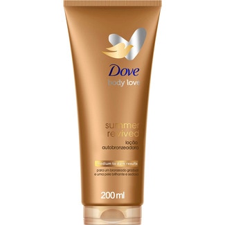 Autobronzeador Loção Corpo Summer Revived Escuro embalagem 200 ml - Dove
