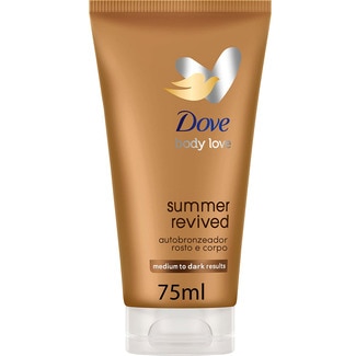 Autobronzeador Loção Rosto Summer Revived Escuro embalagem 75 ml - Dove
