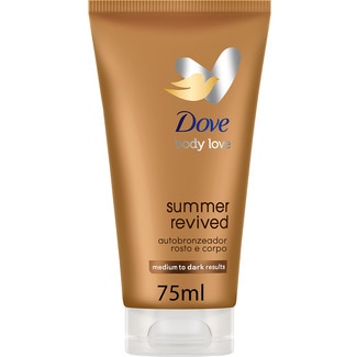 Autobronzeador Loção Rosto Summer Revived Escuro embalagem 75 ml - Dove