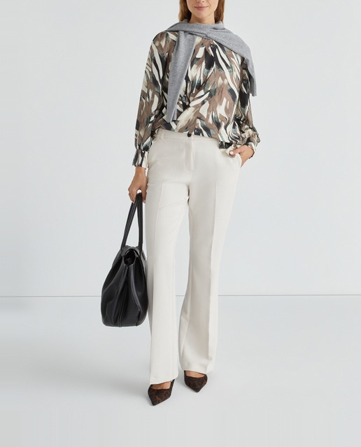 Imagen 0 de Blusa de mujer estampada manga larga