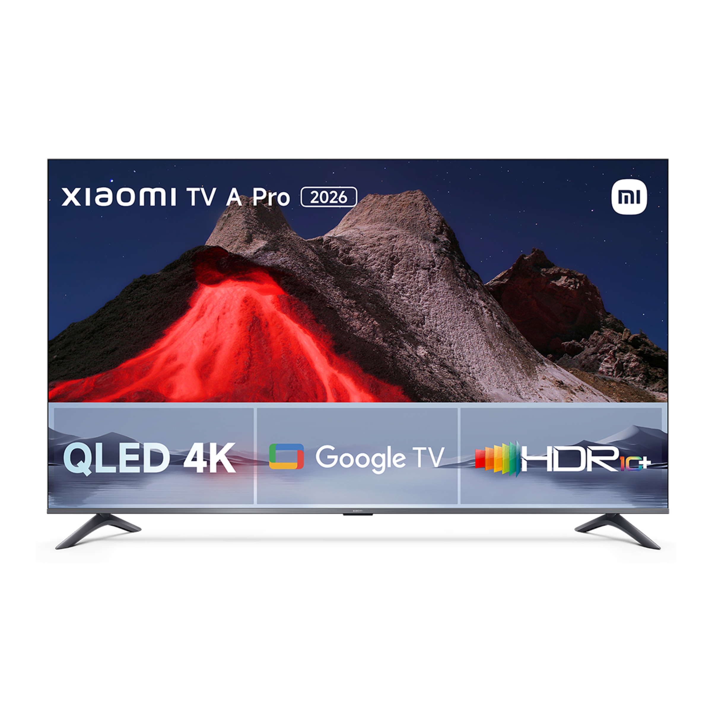 TV QLED 138 cm (55") Xiaomi A Pro 2026 UHD 4K con Google TV, HDR10+, Dolby Audio DTS-X Gris-1