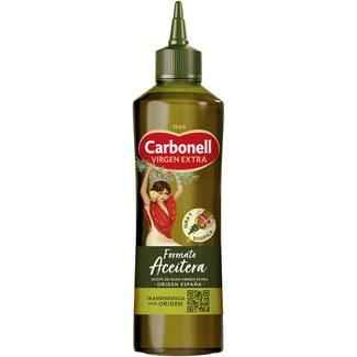 aceite de oliva virgen extra botella 460 ml formato aceitera tapón dosificador - Carbonell