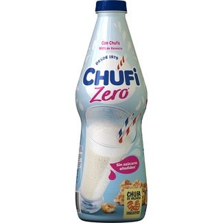 horchata de chufa Zero azúcar añadido DOP Chufa de Valencia Sin Lactosa Sin Gluten botella 1 l - Chufi