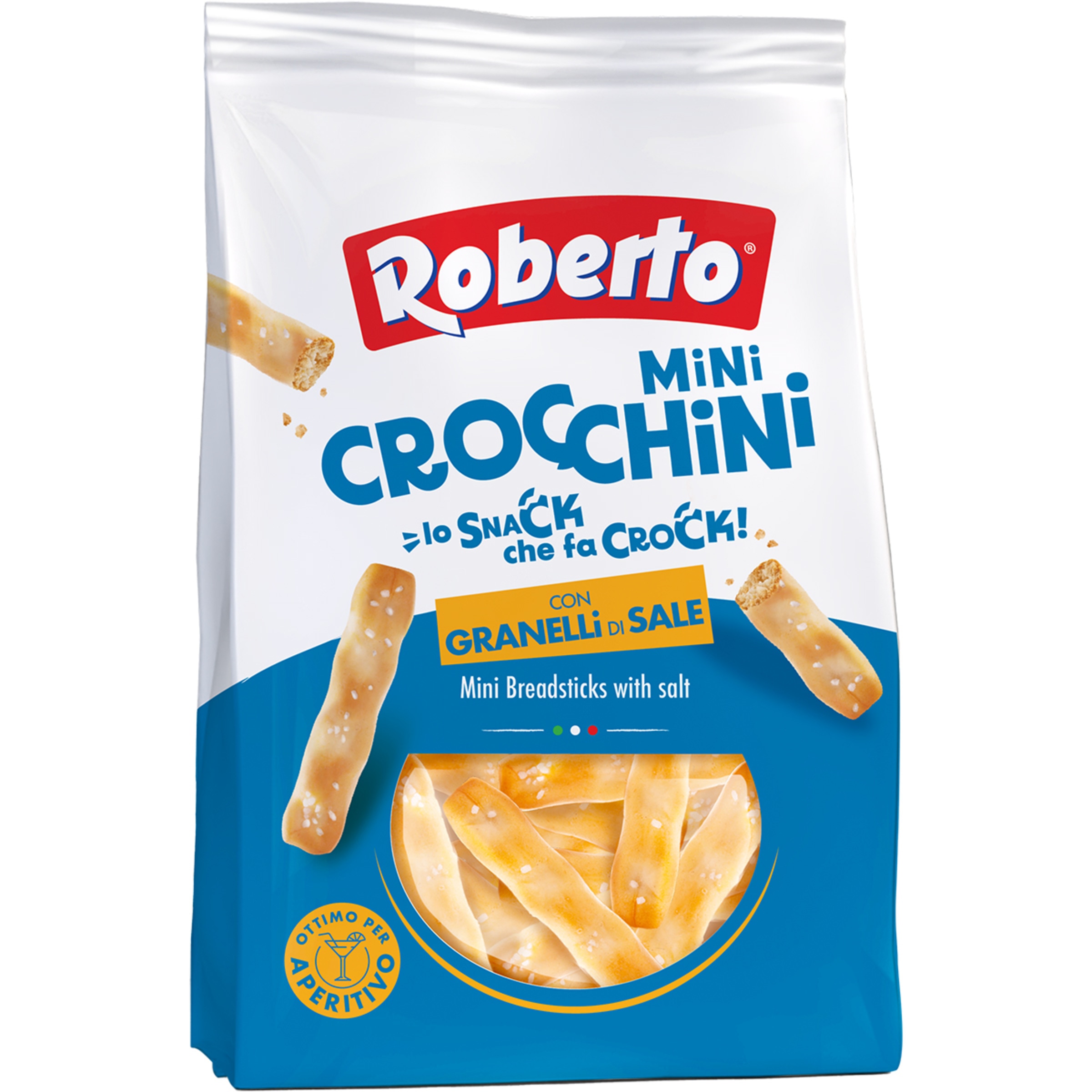Crocchini Mignon mini grissini salado paquete 150 g