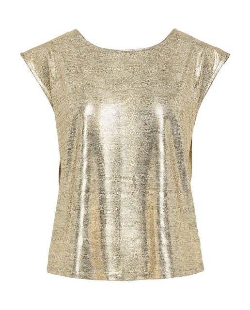 Imagem 0 de T-shirt de Manga Curta - Dourado