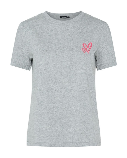 Imagem 0 de T-shirt de Manga Curta e Desenho da Torre Eiffel à Frente