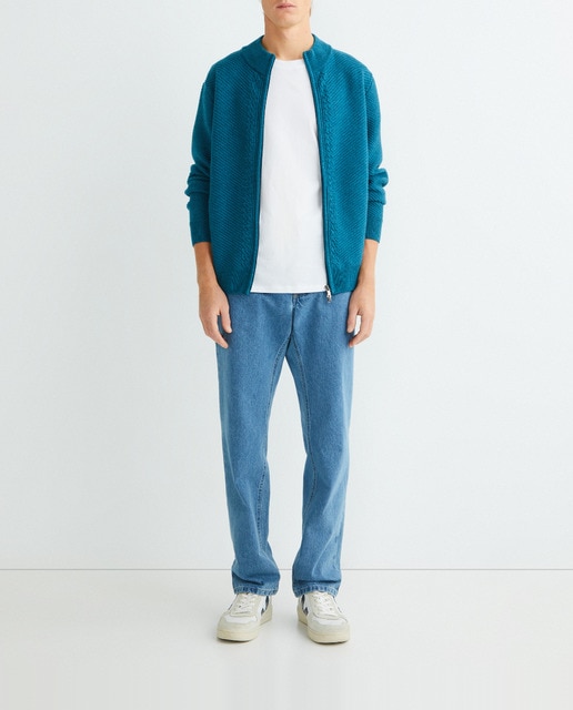 Imagen 0 de Chaqueta de hombre de lana con cremallera