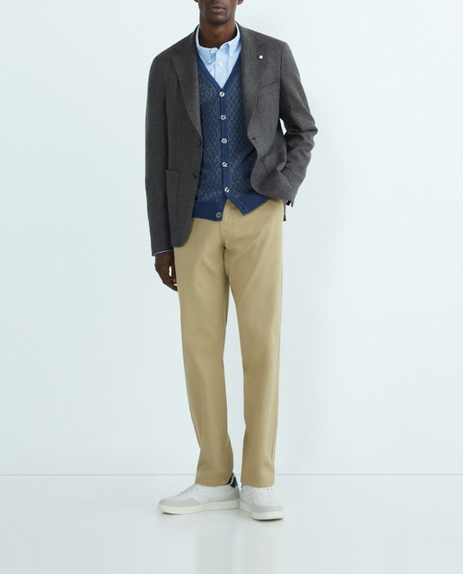 Imagen 0 de Chaqueta hombre regular rústica