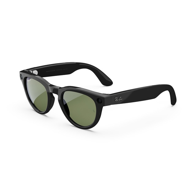 Imagen 0 de Gafa de sol inteligente Ray-Ban Meta  Headliner negro brillante, Polarizadas, Ajuste de puente alto