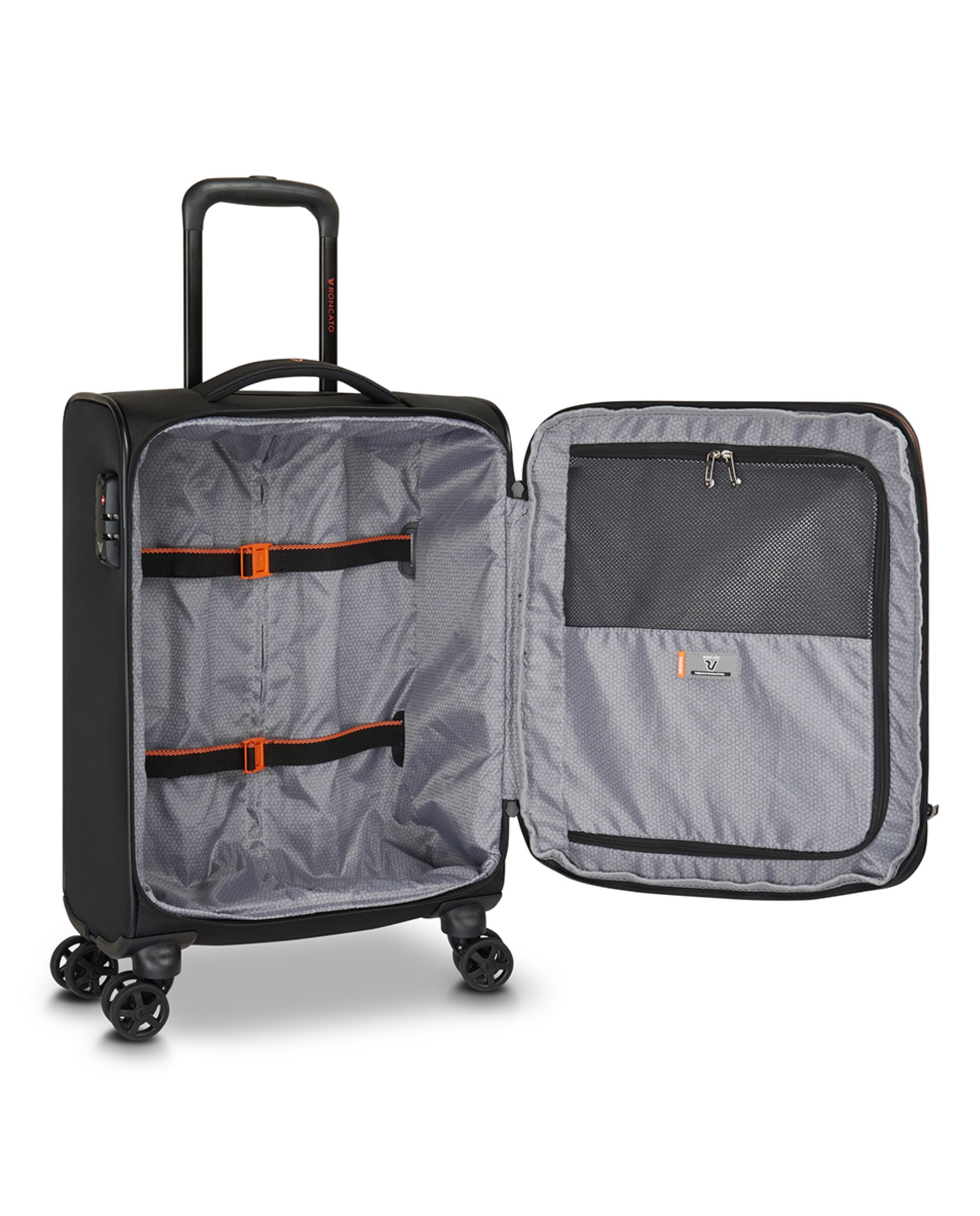 Trolley de Cabine Metropolitan Travel Flexível e Expansível com Capacidade até 46 L - 55x40x20/23 cm Preto-2