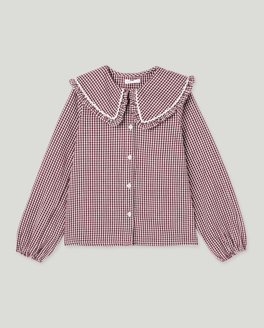 Imagen 0 de Blusa niña cuello vivo