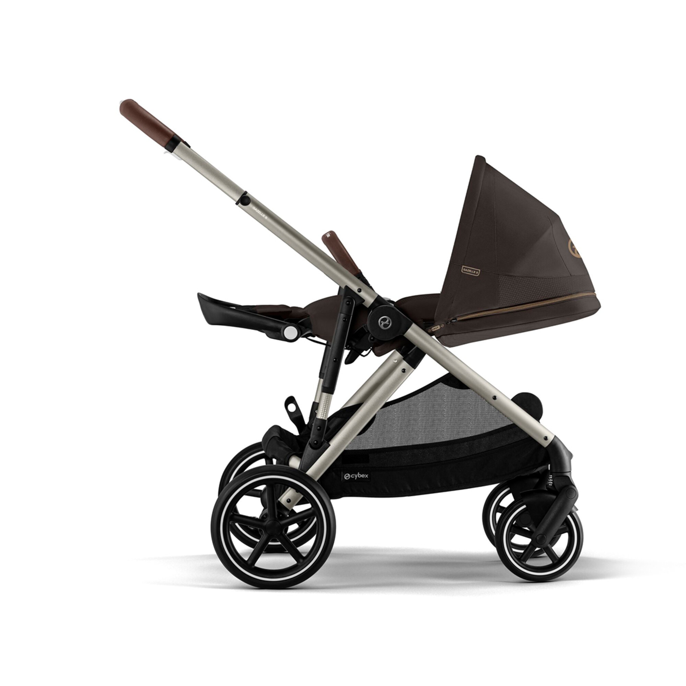 Carrinho de Passeio Gazelle S Castanho-6