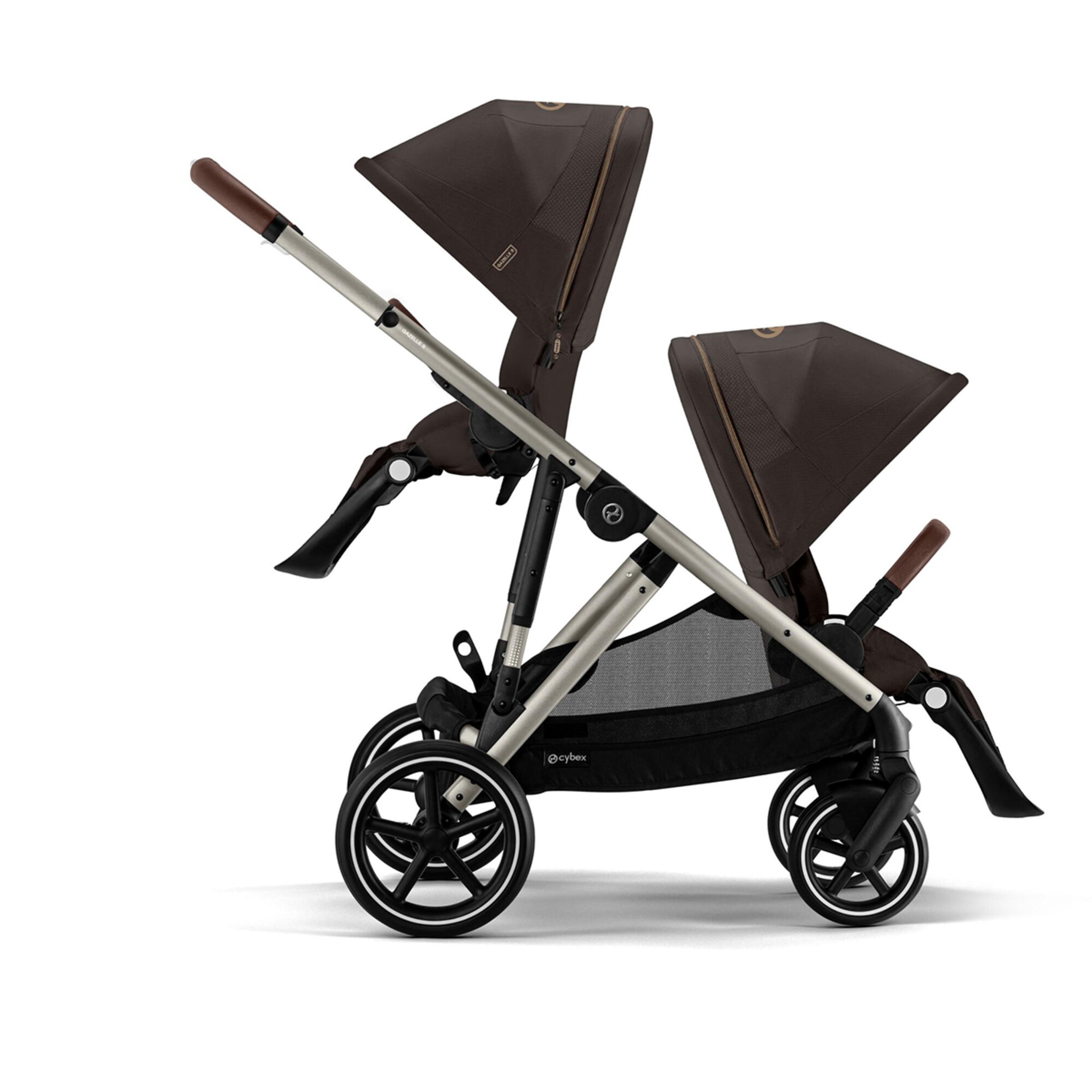 Carrinho de Passeio Gazelle S Castanho-3