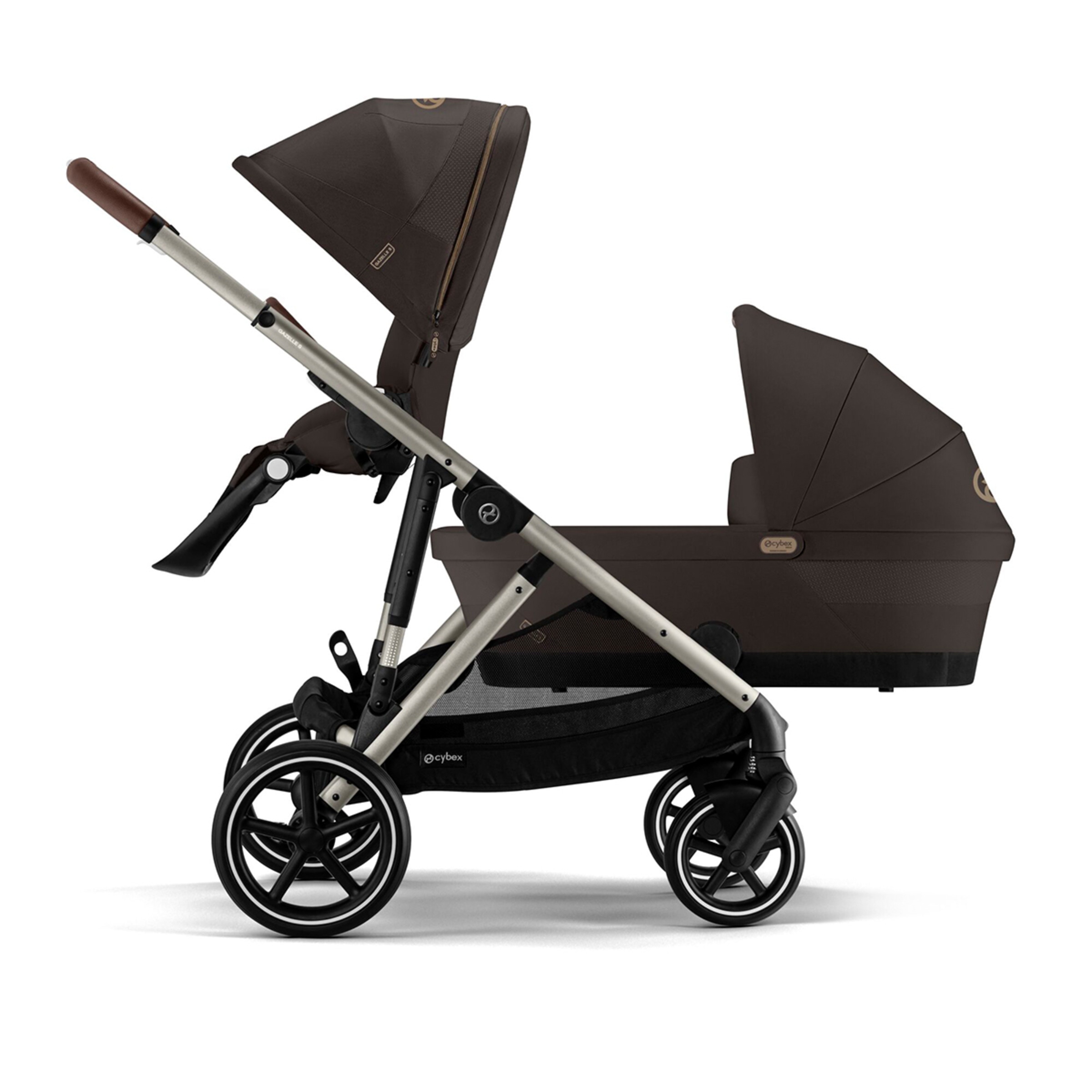 Alcofa Gazelle S Cot Castanho-5