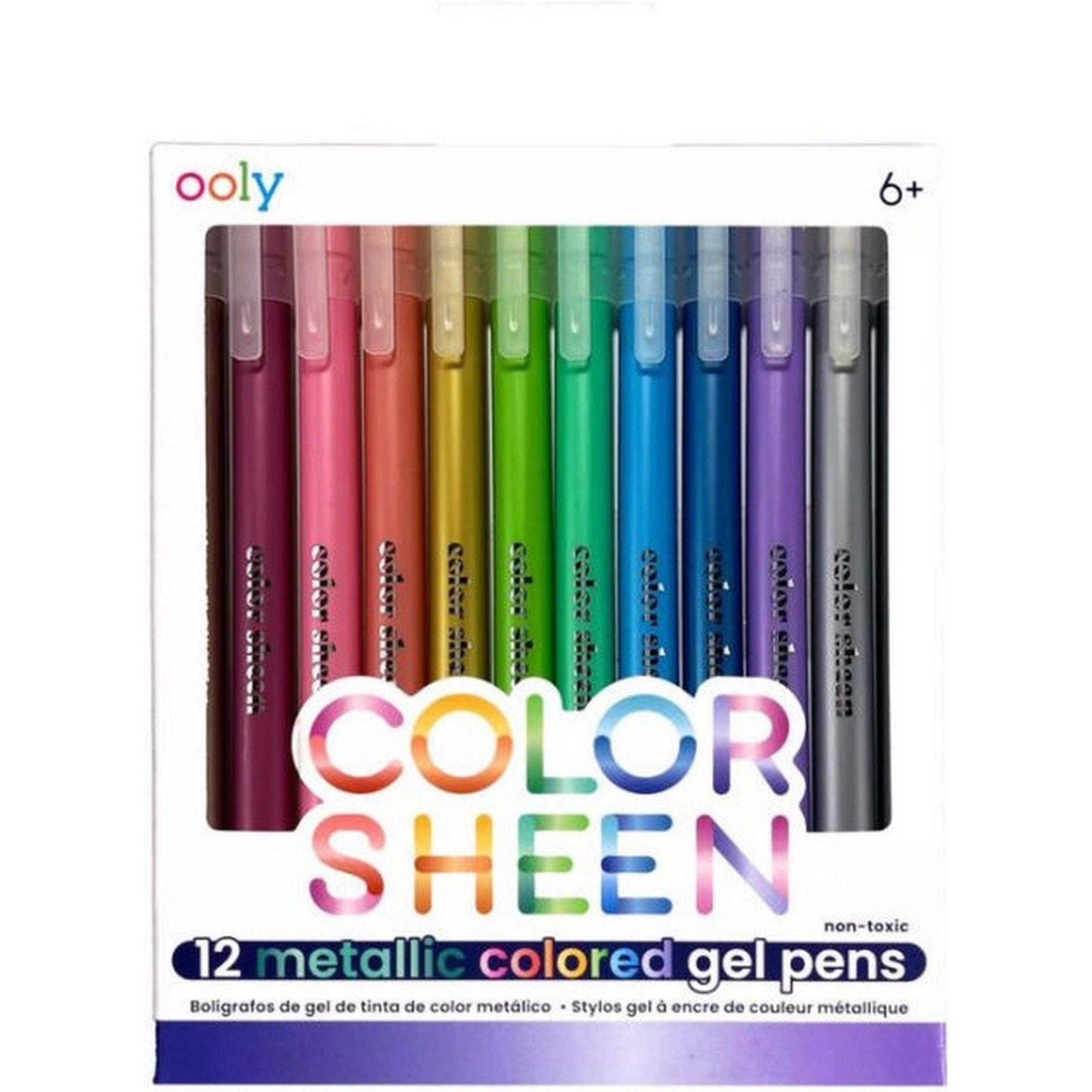 Imagem 0 de Caneta de Gel Ooly Color Sheen Cores Metalizadas - 12 Unidades