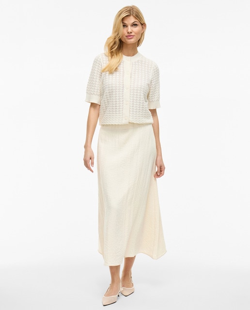Imagen 0 de Falda midi con corte en A