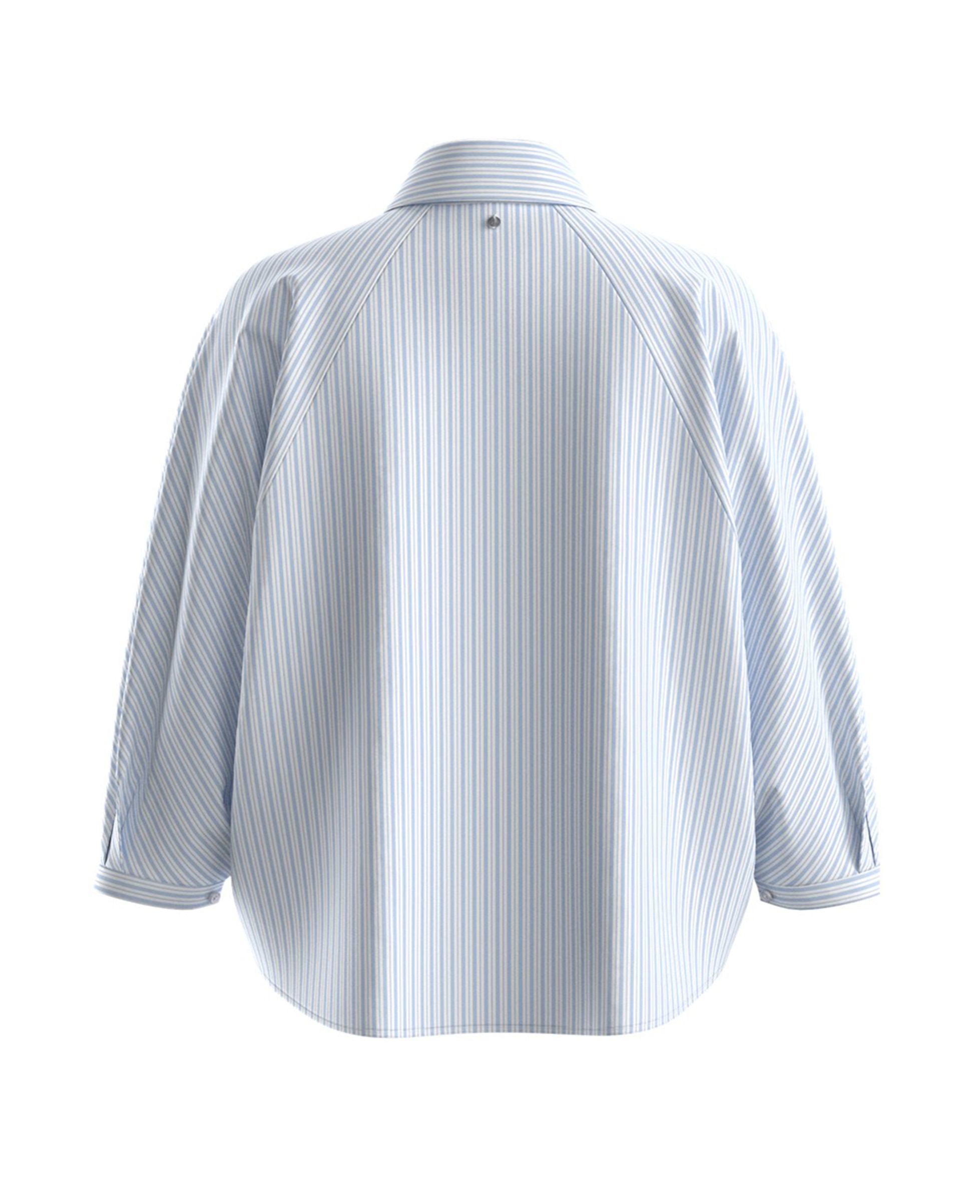Camisa com Mangas 3/4 Azul-claro-7