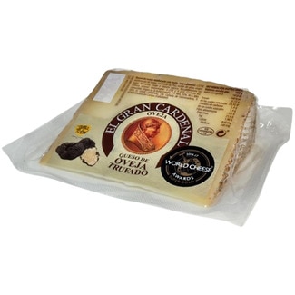 queso de oveja trufado cuña 200 g - El Gran Cardenal