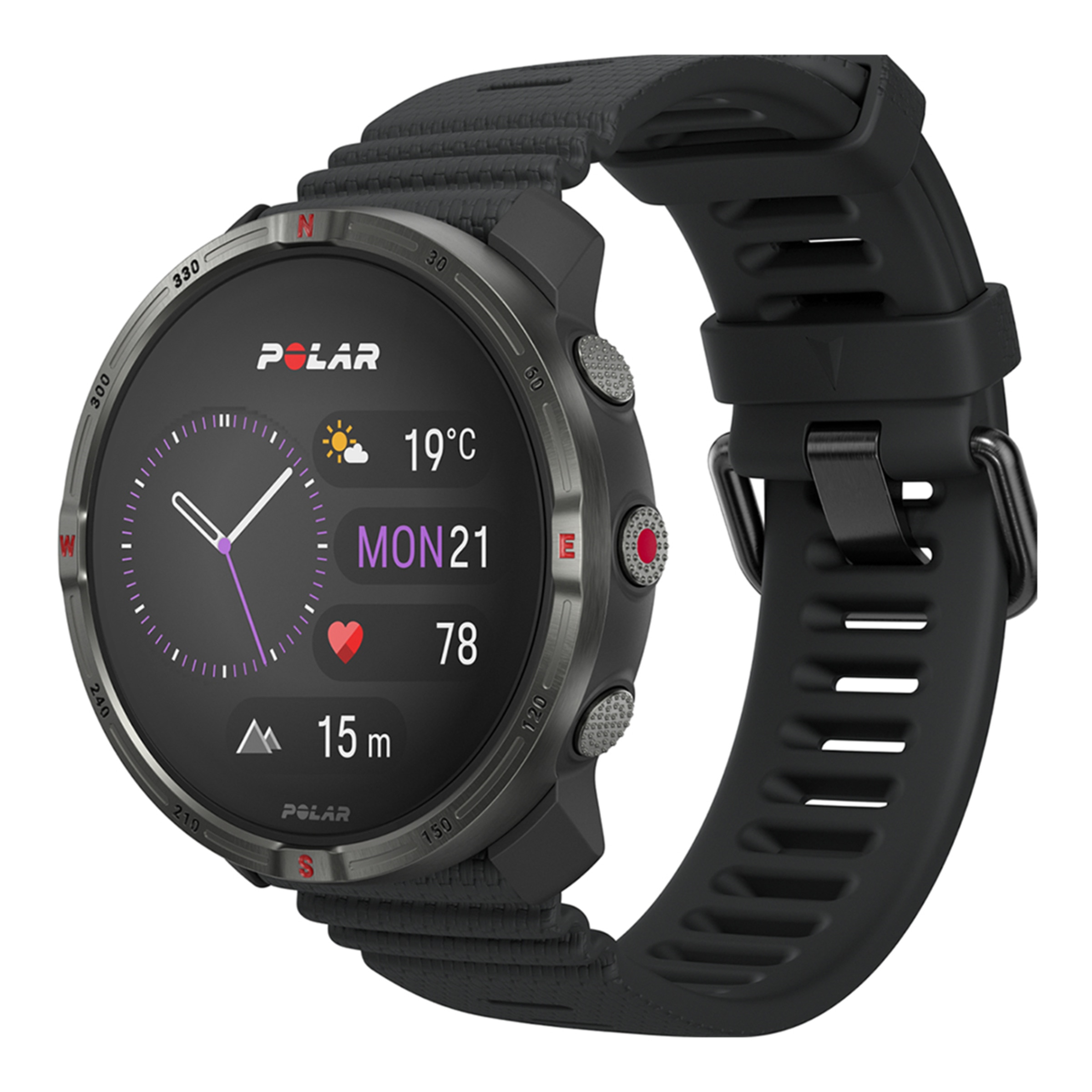 Relógio Smartwatch Grit X2 Outdoor Watch S-L - Preto Preto-1