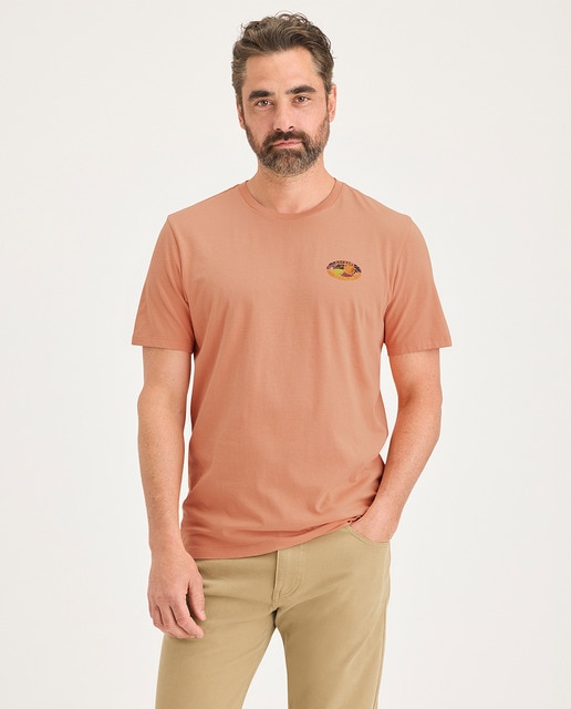Imagen 0 de Camiseta de hombre de manga corta, slim fit.