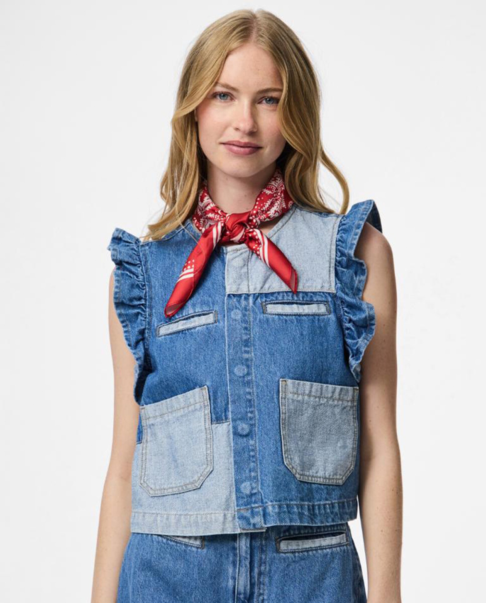 Ropa Vaquera Camisa Vaquera Sin Mangas Camisa Vaquera Sin Mangas