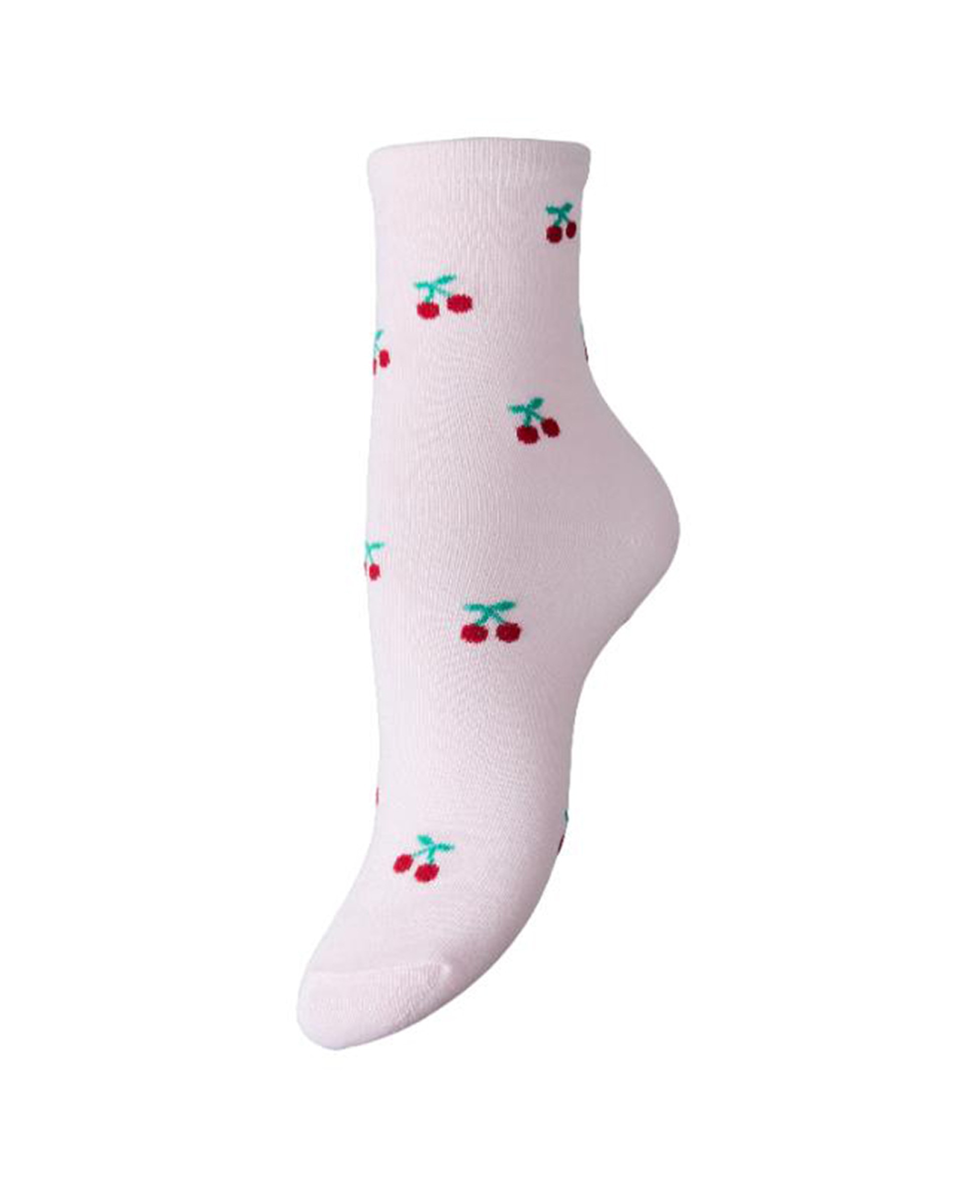 Meias de Cerejas Rosa-claro-1