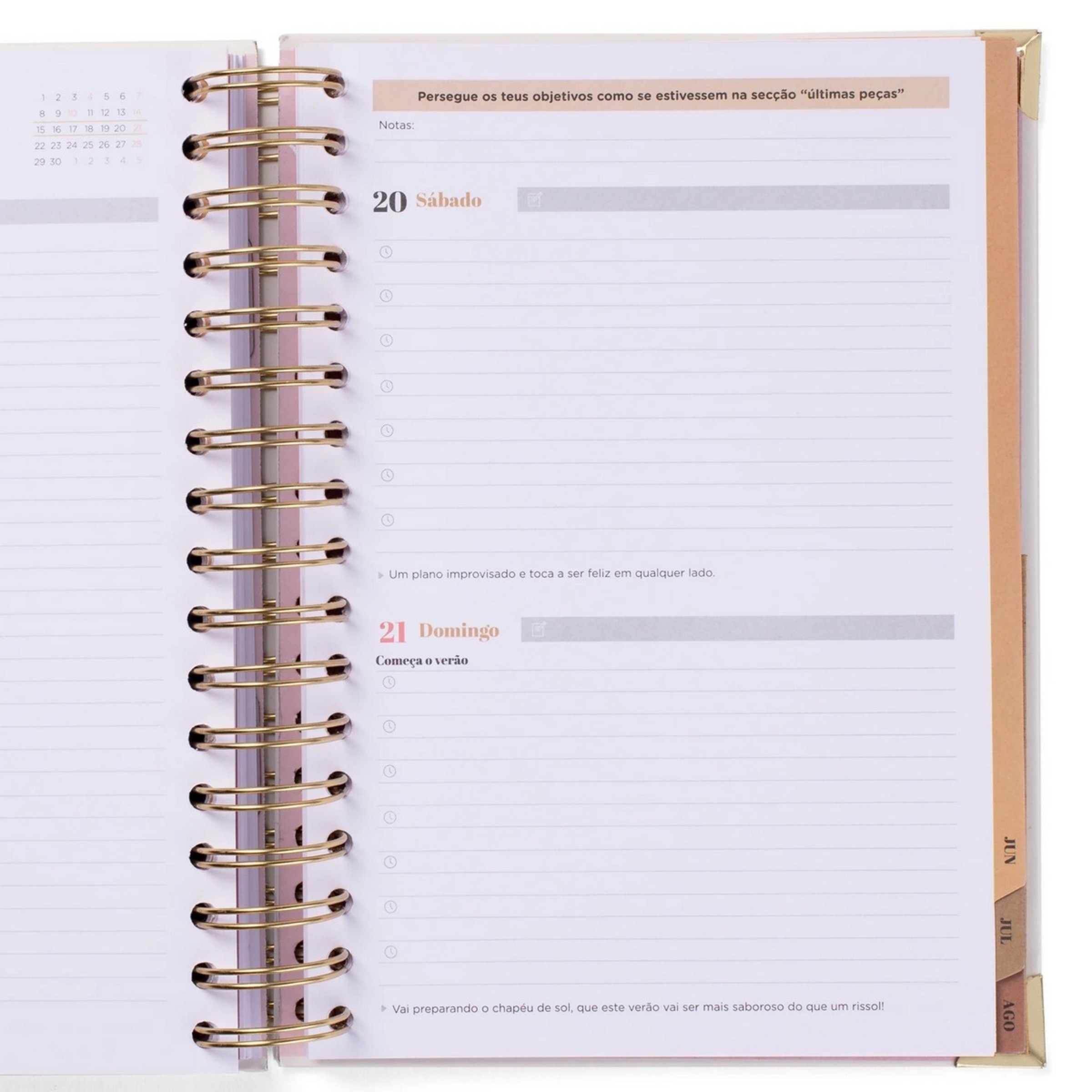 Agenda Office 2025-26 Diária - A vida é AGORA 2