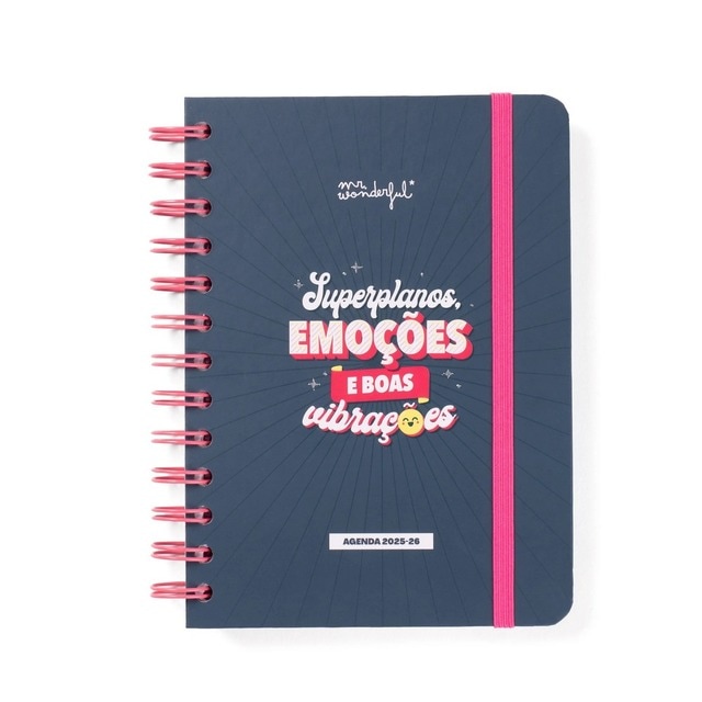 Imagem 0 de Agenda Wonder pequena 2025-26 Semanal - Superplanos, emoções e boas vibrações