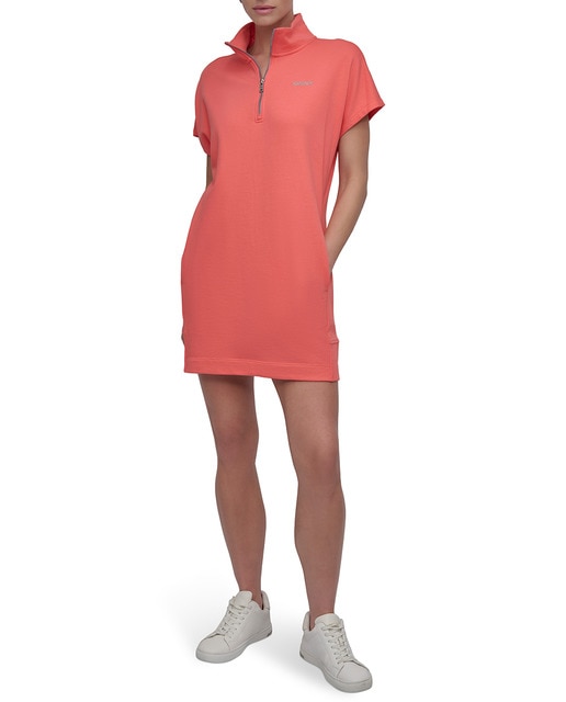 Imagem 0 de Vestido Curto Estilo Sweatshirt com Manga Curta