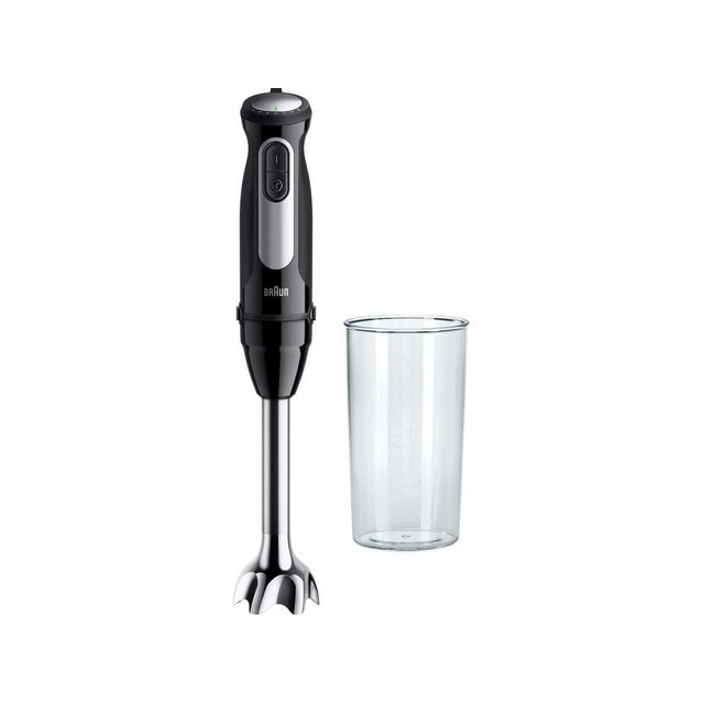 Imagem 0 de Varinha Mágica Braun MultiQuick 5 Pro MQ55001M de 1000 W - Preto e Inox