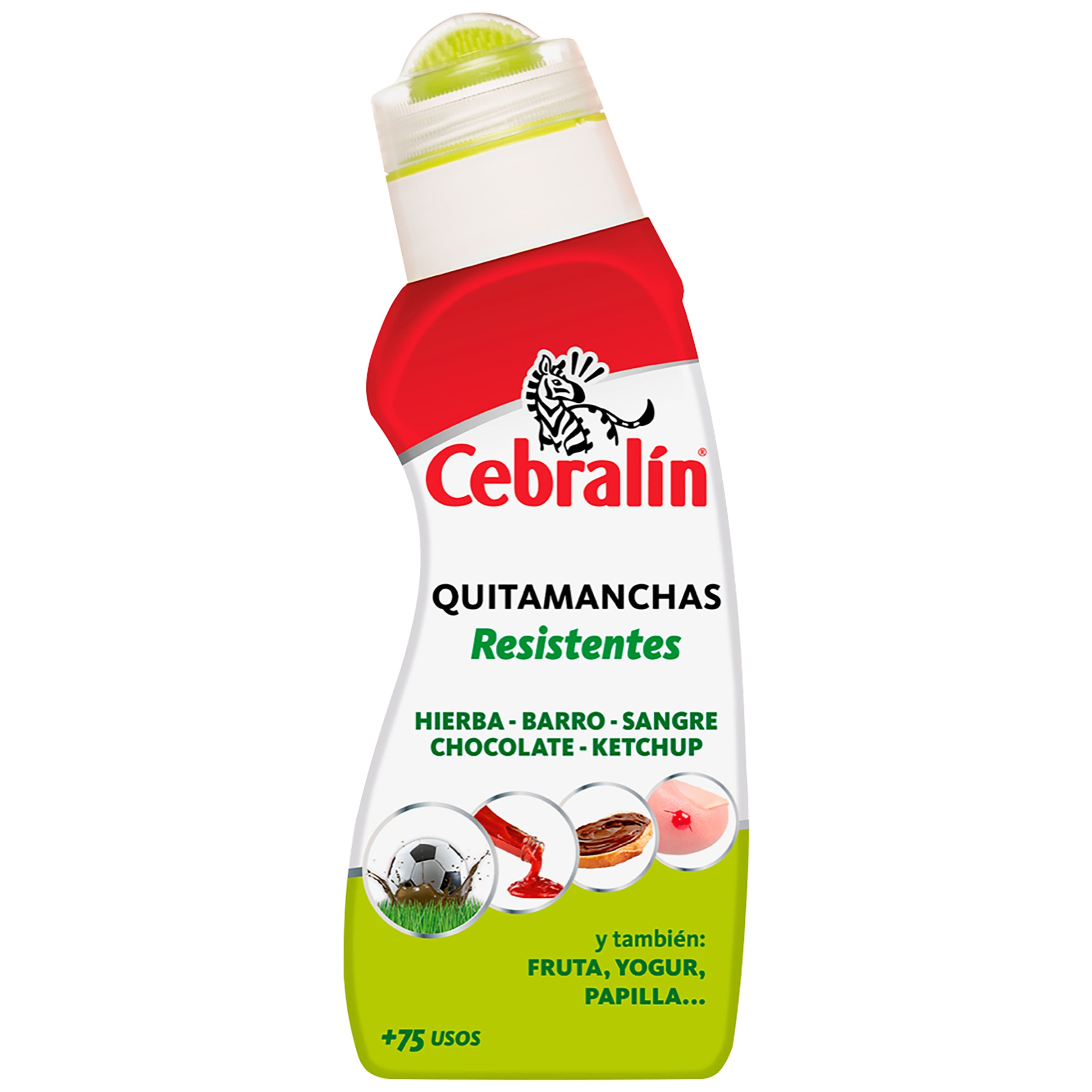 quitamanchas resistentes en roll-on para hierba barro bebé chocolate ketchup etc bote 150 ml